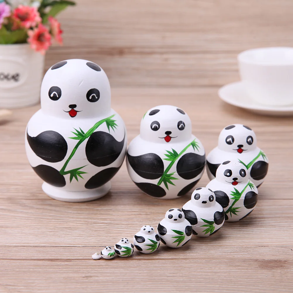 Nesting Dolls Hand Painted Wooden Nesting Dolls