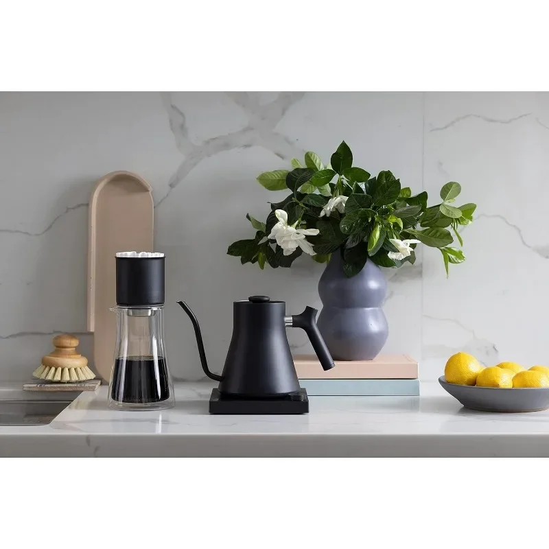 Fellow Stagg EKG Electric Gooseneck Kettle - Pour-Over Coffee and Tea Kettle - Stainless Steel Kettle Water Boiler 6