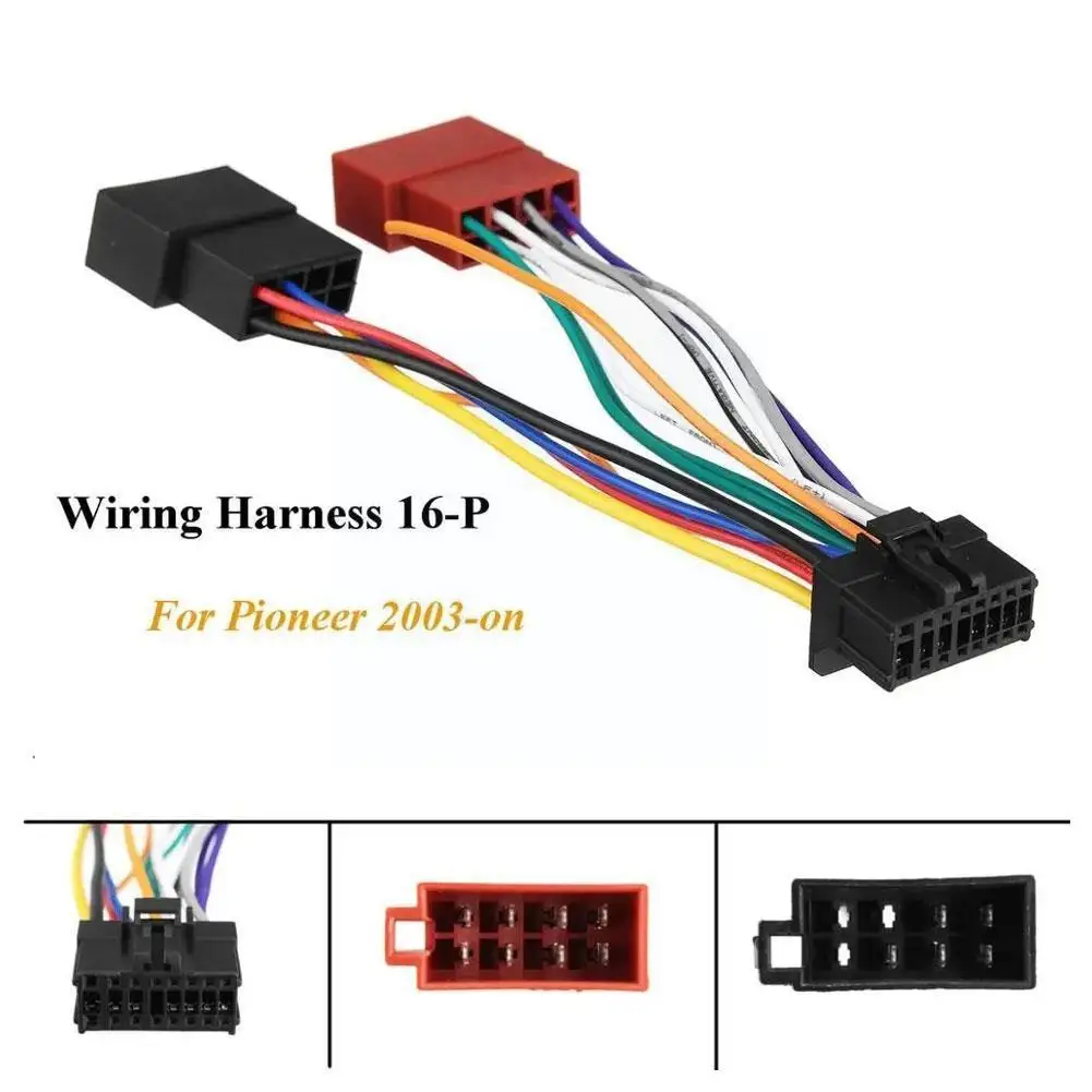 Cablaggio Radio Stereo Per Auto A 16Pin Iso Per Radio Sony A Iso Radio Play Plug Adattatore Automatico Connettore Cablaggio F9Z3