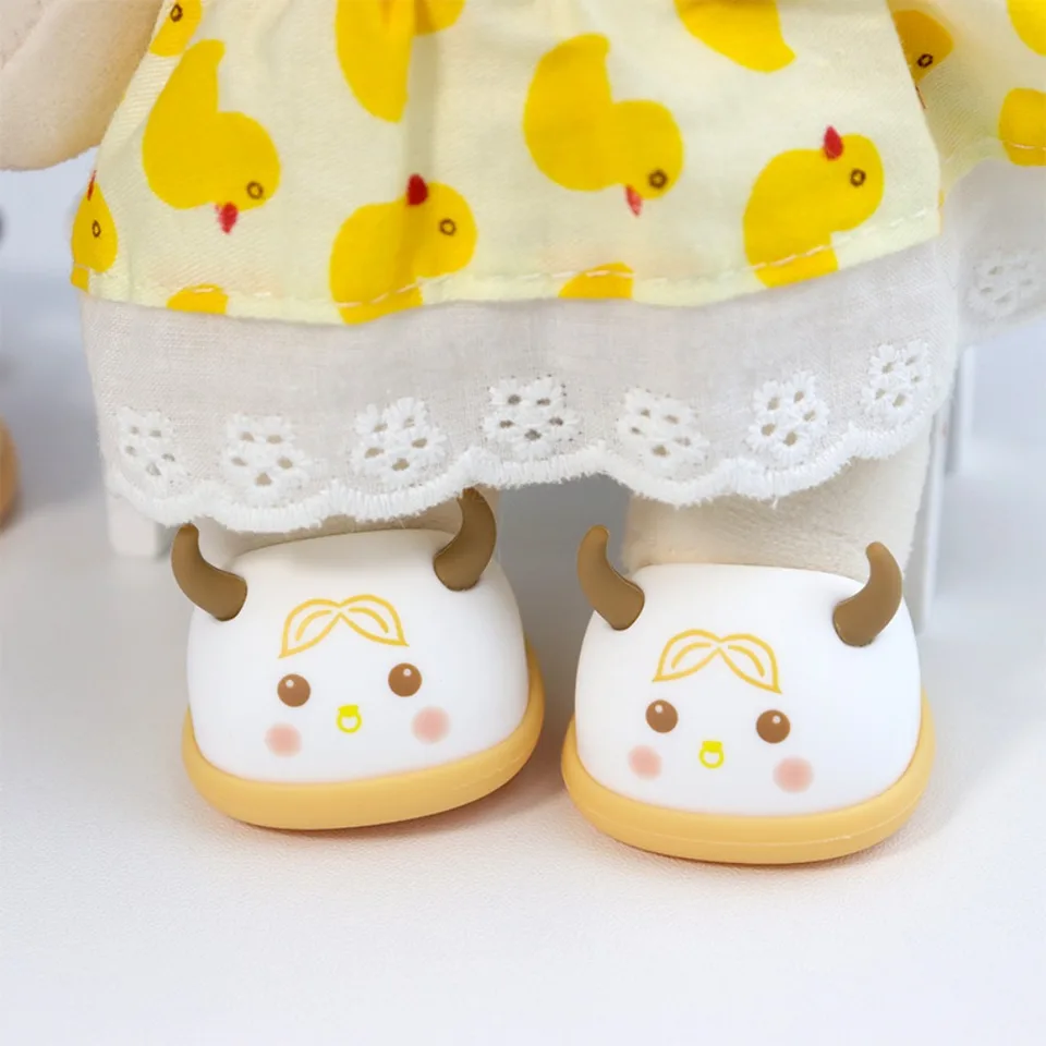 Bonitos zapatos para muñecas de 20cm, Mini zapatos de goma suave