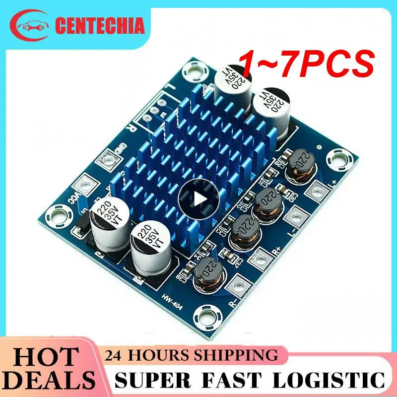 

1~7PCS XH-A232 30W+30W 2.0 Channel Digital Stereo Audio Power Amplifier Board DC 8-26V 3A