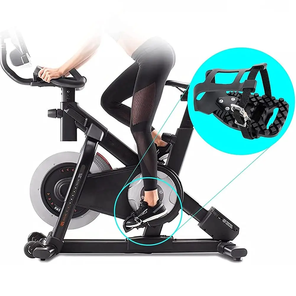 Indoor Cycling Best Replacement Pedals For Peloton Toe Cages For
