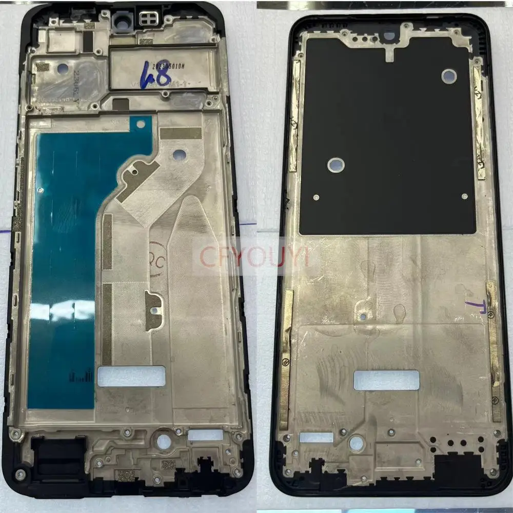 Per Infinix Note 11 / Hot 30 Play Nfc X6835 Telaio Centrale Lcd Bezel Plate Panel Chassis Housing Cover Parte Di Ricambio
