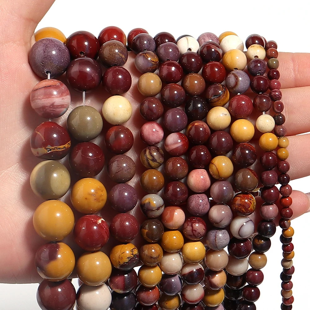 Strand Mookaite Gem Stone Beads Round Natural Stone Loose Spacer