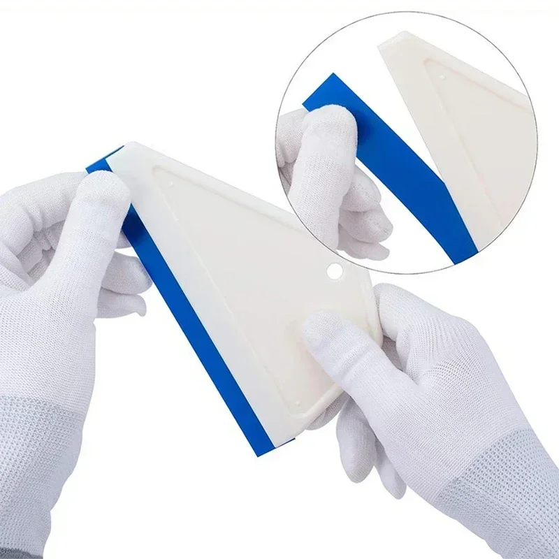 Car Window Scraper Glass Film Installation Tool Rubber Blade Water Remover Car Paint Modification Maintenance Scraper window scraper tool window scraper 1PC