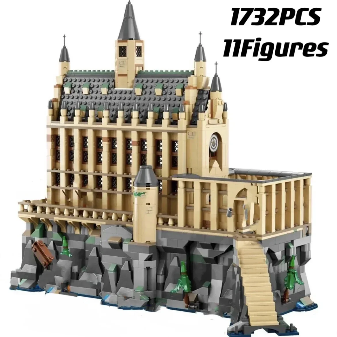 

2024 New 76435 Castle Model Building Blocks MOC Creative DIY Bricks Toys for Kids Children Adult 1732pcs