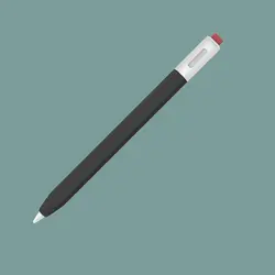 Silicone Anti - Slip Waterproof Ergonomic Stylus Cover (Black)