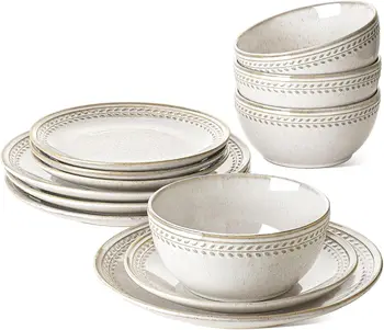 Ceramic 12-Piece Dinnerware Set 1