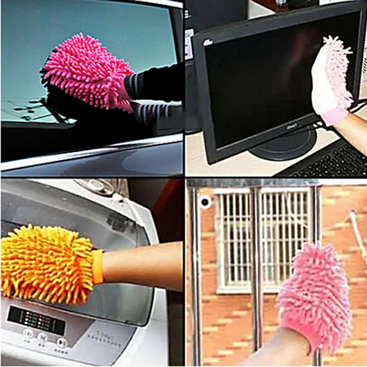 Double Sided Mitt Microfiber Car Auto Dust Washing Cleaning Glove Towel car cleaning gloves microfiber car mitt microfiber cleaning gloves microfiber washing gloves microfiber gloves microfiber car towels