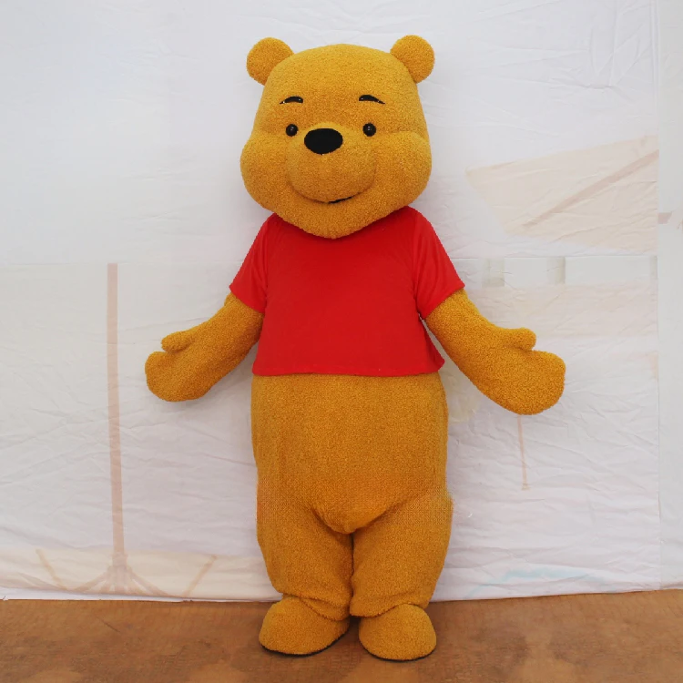 thumbnail image 1 of Disfraz de mascota de oso Winnie Pooh, disfraz de animal para carnaval, evento publicitario, disfraces, fiesta, anime, disfraz de lujo para adultos, disfraz de Disney, 1 of 5