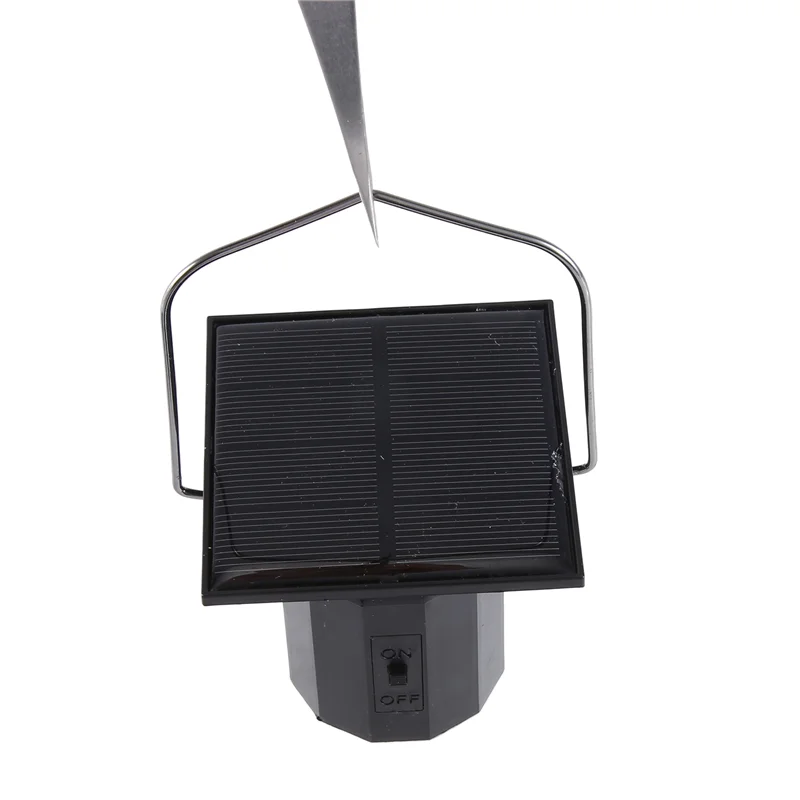 Durable Solar Hanging Display Motor Rotating Small Motor Solar Energy Wind Spinner Multi-Purposes Rotatable Hook 2Pcs