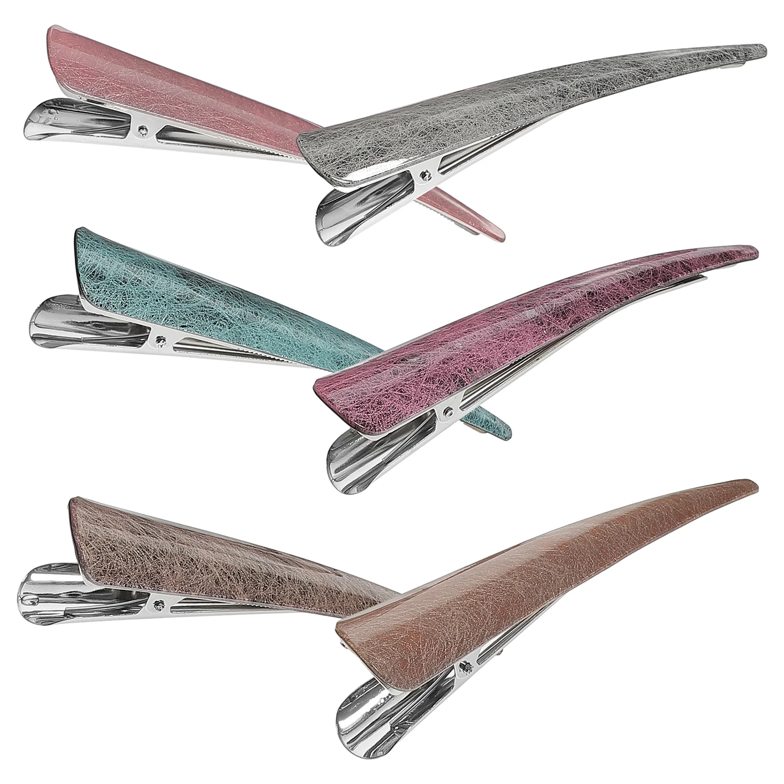 

Acrylic Hair Clips Duckbill Clip Alligator Hairpin Crocodile Clip Hair Clips Simulation Ox Horn Clamp Ponytail Clips