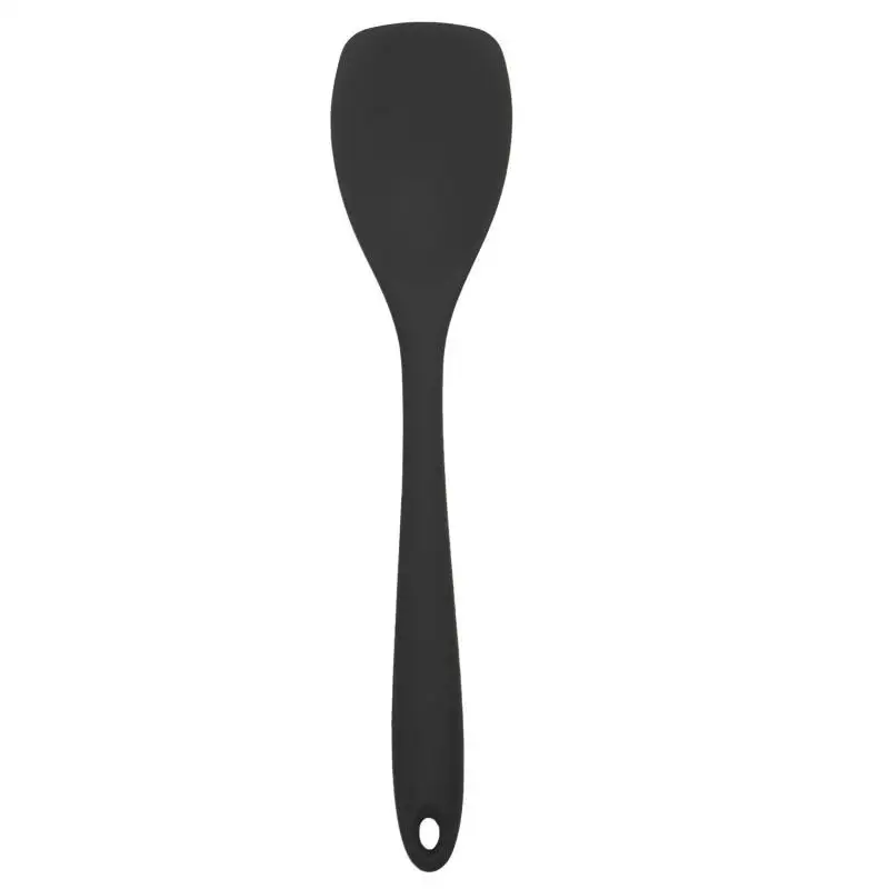 Black salad spoon