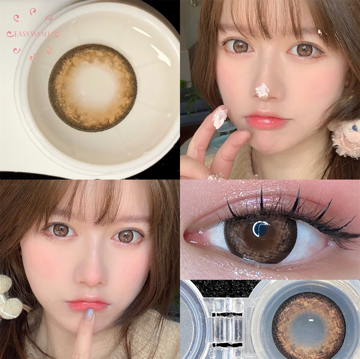 

round brown Natural Color Lens Eyes Yearly Color Contact Lenses For Eyes big Beauty pupil Contact Lenses Eye Cosmetic eyes