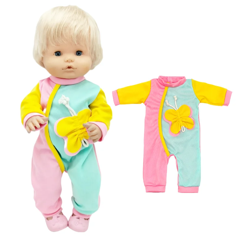 Fit 38 Cm Nenuco Doll Clothes Blue Coat Shirt Pants Ropa Y Su Hermanita Reborn Baby Doll Costumes Kids Gifts