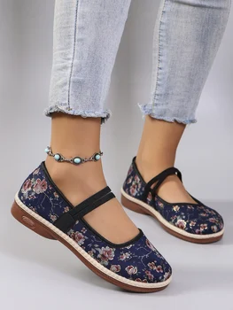 Spring New Women's Casual Sports Shoes Comfortable, Breathable, Lightweight, Wear resistant Lazy Shoes, Soft soled Flat Shoes