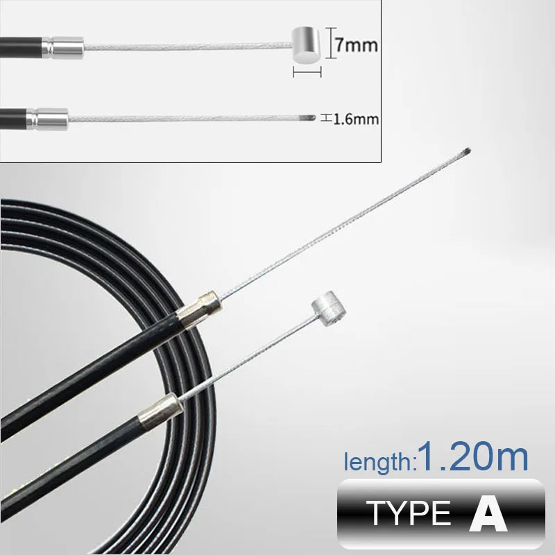 Cavo Freno A Tamburo Posteriore Per Bici E Scooter - Kit Riparazione Con Clip, Gomma E Acciaio - Foto 11