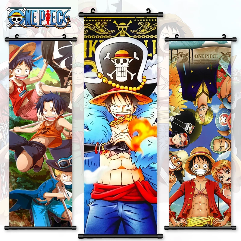 

One Piece Home Decor Prints Usopp Wall Art Poster Roronoa Zoro Canvas Picture Anime Scroll Monkey D Luffy Hanging Painting Mural