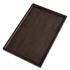 Elegant Wooden Rectangular Tea-Tray Solid Wood Tray Tea Cups Trays Stand Tray Wooden Hotel Dinner Plates Storage-Tray Tableware 3