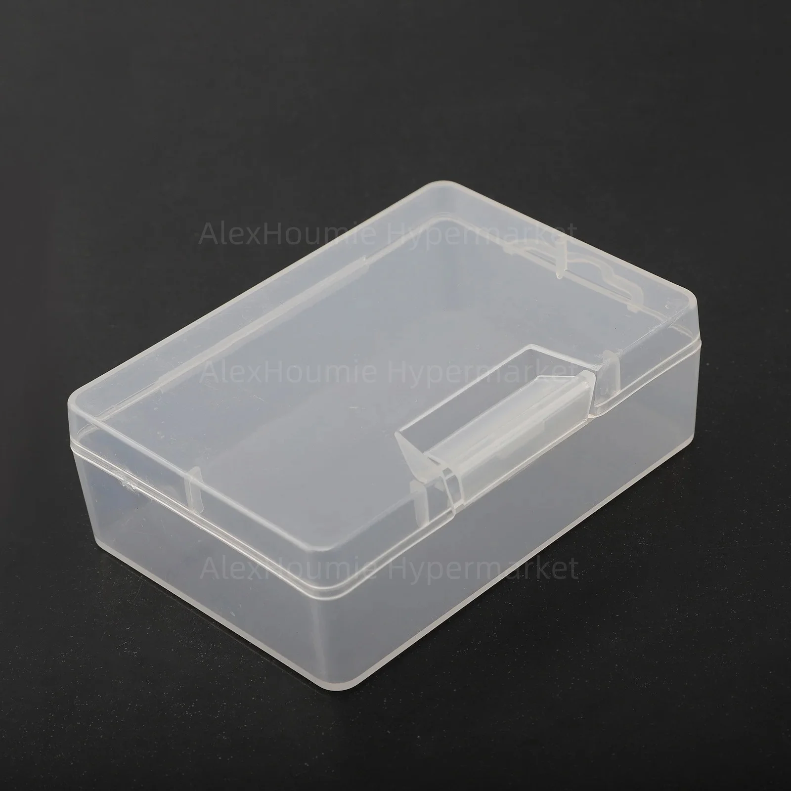 Transparente Aufbewahrungsbox, transparente Aufbewahrungsbehälter, kleine Aufbewahrungsbehälter, Kunststoffbehälter mit aufklappbarem Deckel zum Basteln, Perlen, Schmuck – Detail 9