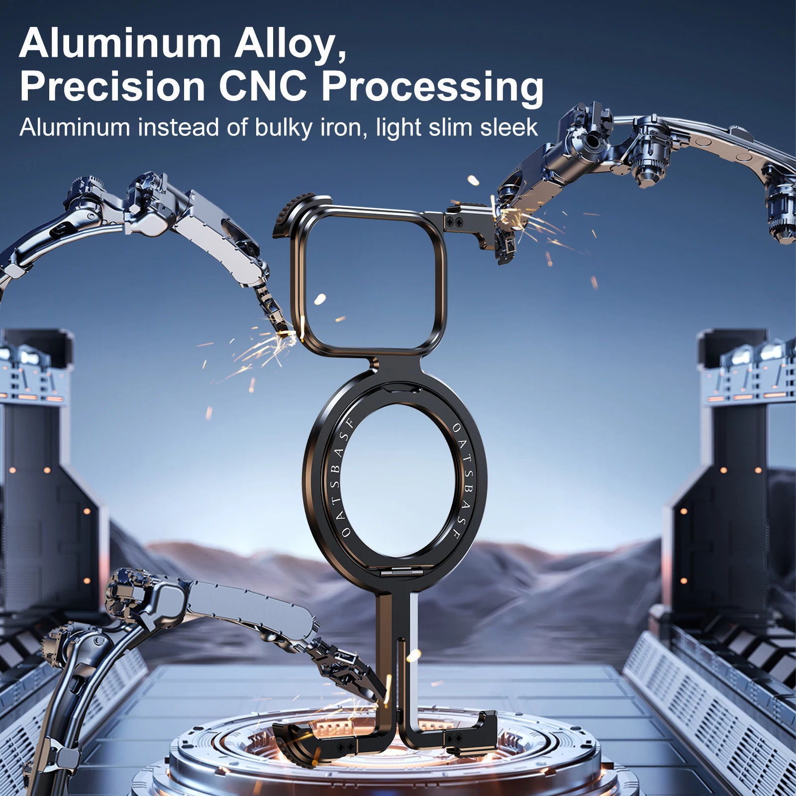 Eary for Google Pixel 9 Pro XL Fold Phone Case with Magsafe 360°Rotatable Kickstand Frameless Protective for Pixel Bumper Cover