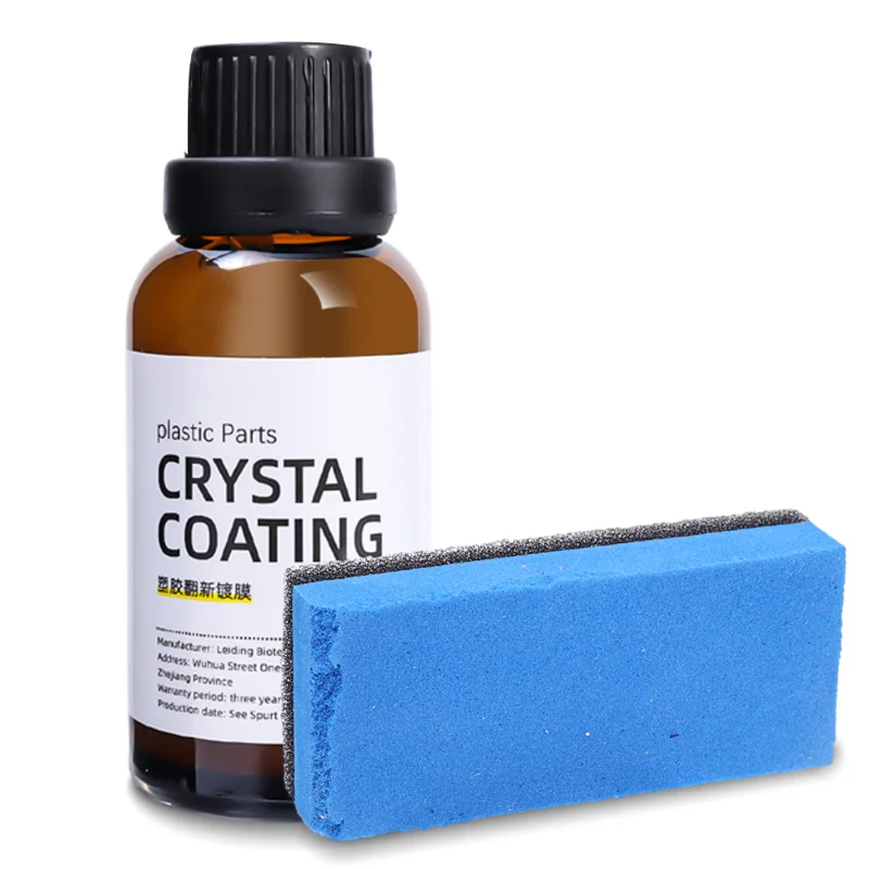 Plastic Refurbishing Electroplating Crystal Coating Agent Automotive  Interior Leather Refurbishing Coating Agent with Wipe Panel - AliExpress