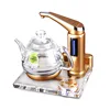 B7 Automatic Add Water Electric Kettle 0.8L Intelligence Teapot Stove Light Crystal Glass Base Anti-dry 7gear temperature adjust 1