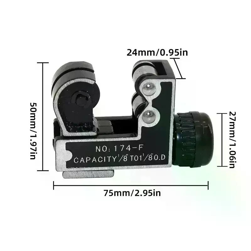 1/8''-1-1/8'' 미니 튜브 커터 3-16/22/28mm 파이프 커터 전단식 황동 구리 알루미늄 배관 냉동 절단 공구