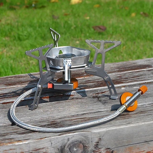 Camping Stove Portable Outdoor Stove Burner Gas Burner Mini Windproof Camp  Stove for Garden Bbq Tourism Supplies Cooking - AliExpress