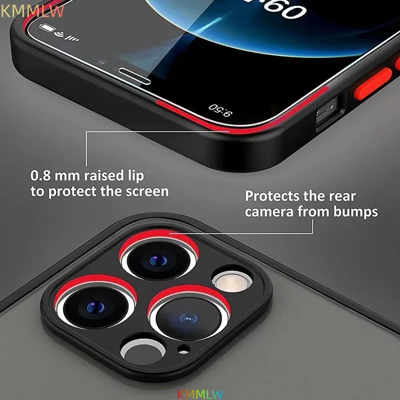 Sleek Matte Magnetic Translucent Phone Case