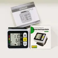 Digital Wrist Blood Pressure Monitor Medical Upper Arm Sphygmomanometer Automatic Tonometer Tensiometro Blood Pressure Meter 2