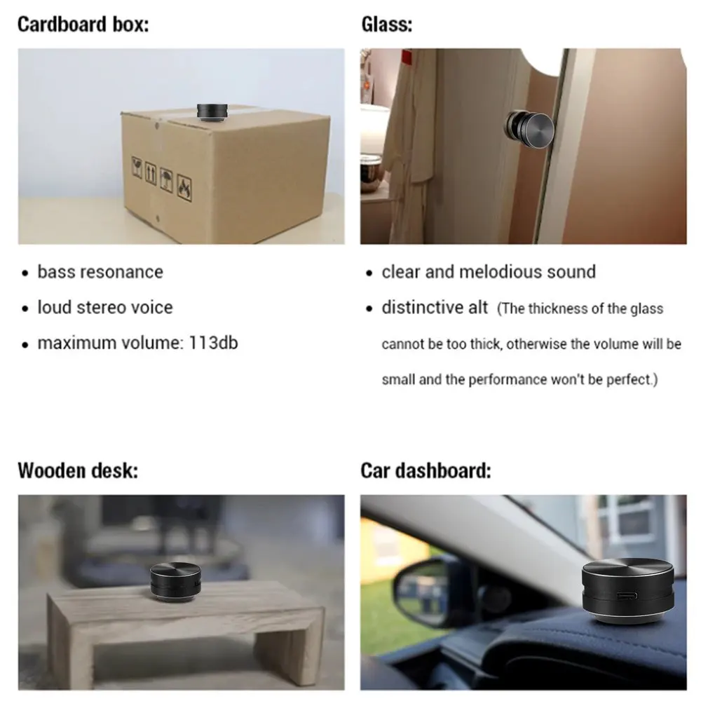 Bluetooth Speaker Hot Bone Conduction Bluetooth Speaker Vibration Stereo Audio Digital Duramobi Doos Speaker TWS Mini Wireless Sound Box