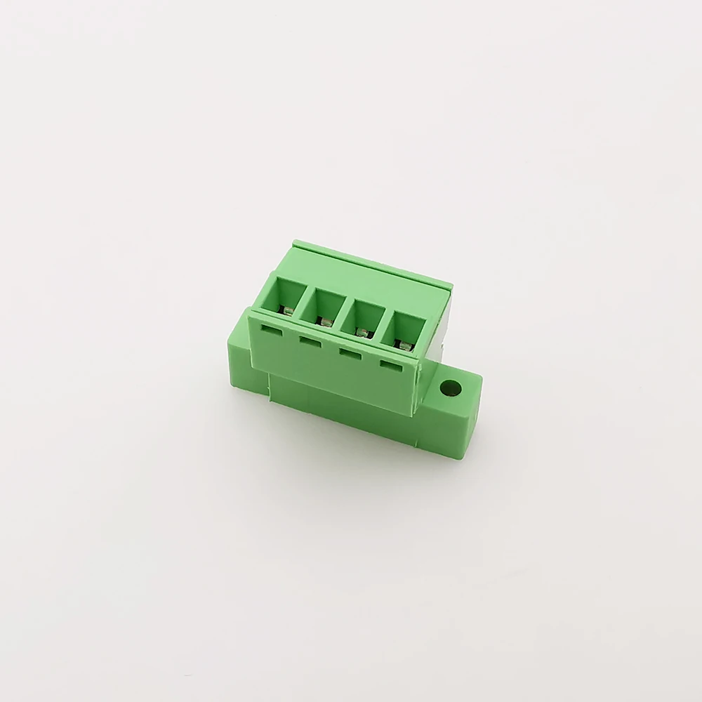 1Set 3,81mm 2/3/4/5/6/8/9/10/12Pin Steckbare PCB Schraube Terminal Block Stecker Wand Durch Schweißen Kostenloser Grün Terminal 15EDGWC – Detail 3