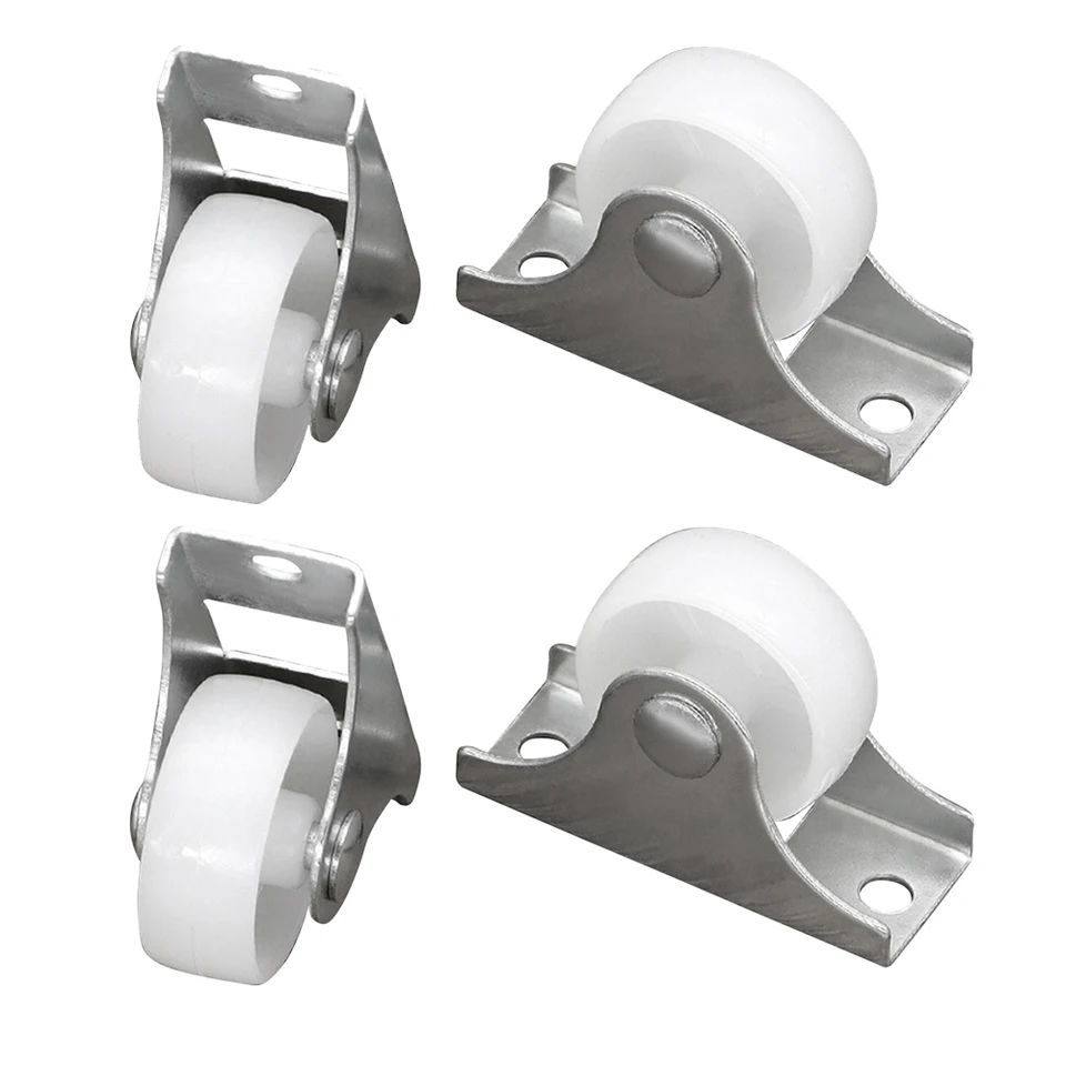 Ruote Girevoli Laterali 1.25 Pollici - 4 Pezzi In Gomma Per Mobili - Foto 4