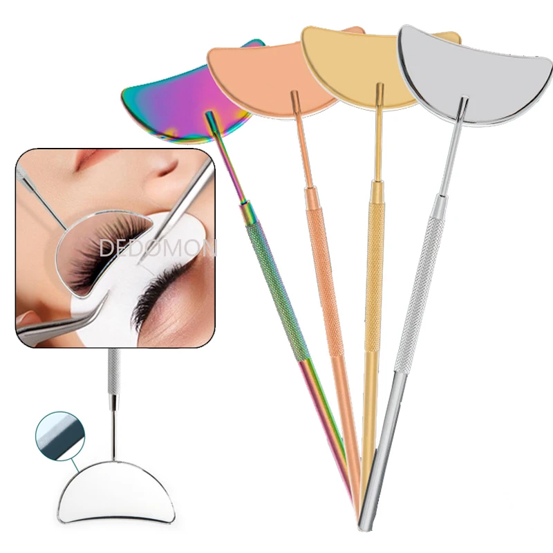 Eyelash Mirror Large Makeup Mirror Magnifying Beauty Long Handle Mirror