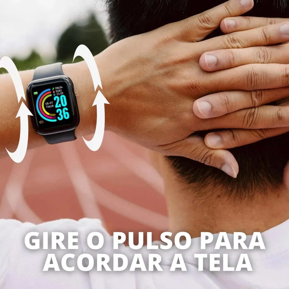 Smart Watch per uomo donna Sport Fitness Tracker contapassi cardiofrequenzimetro Smartwatch cifre orologio da polso 10 pezzi - Image 3
