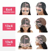 Perruques droites crépues sans colle pour femmes, cheveux humains, prêt à porter et aller, Yaki, HD Lace Frmetals, 13x6, 250% po, 30 po, 34 po 6