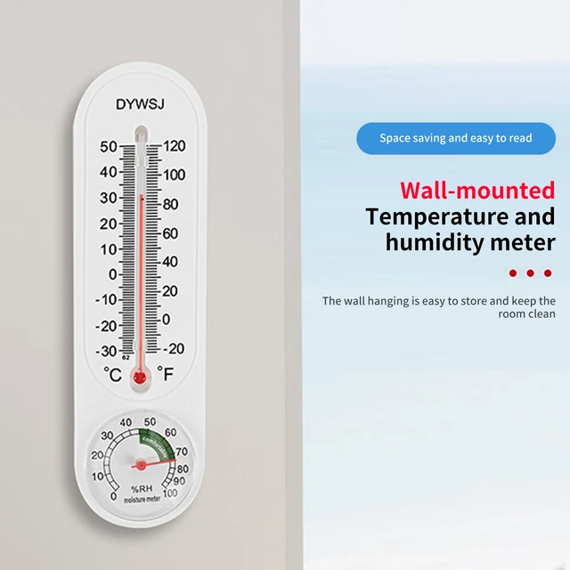 Wall Hanging Thermometer for Indoor Outdoor Home Garden Greenhouse Planting  Humidity Meter Temperature Monitor Measurement Tool - AliExpress