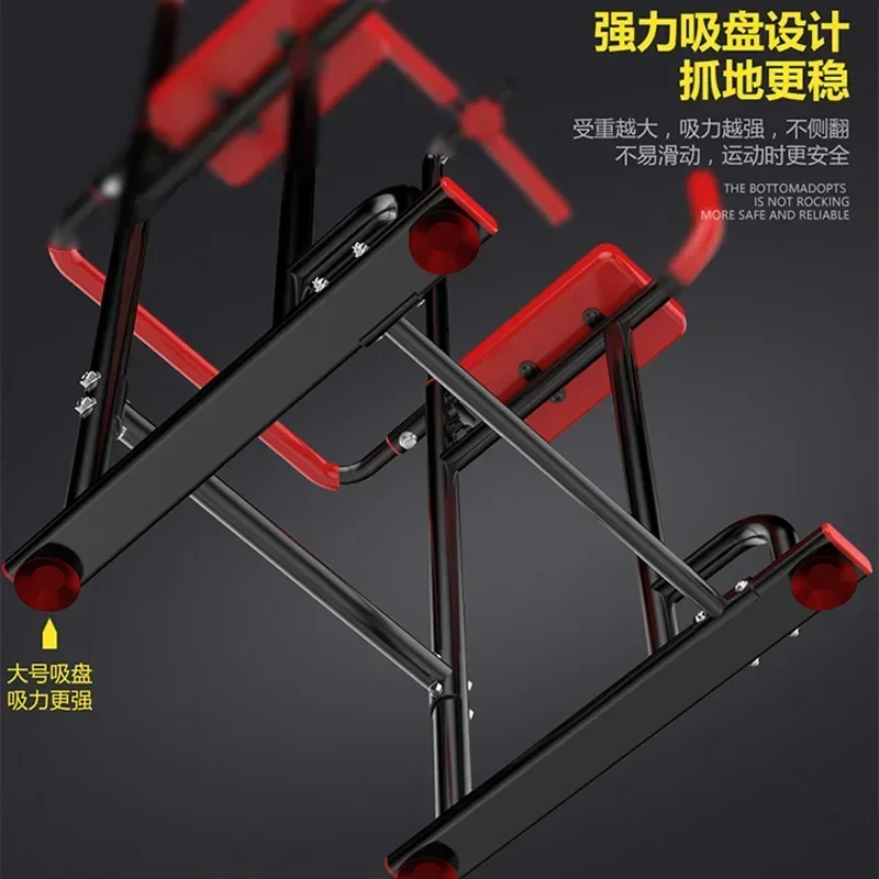New Steel Pull Up Push Up Horizontal Bars Adjustable Power Gym Station Chin Bar Workout Upper Body Fitness Strength Training