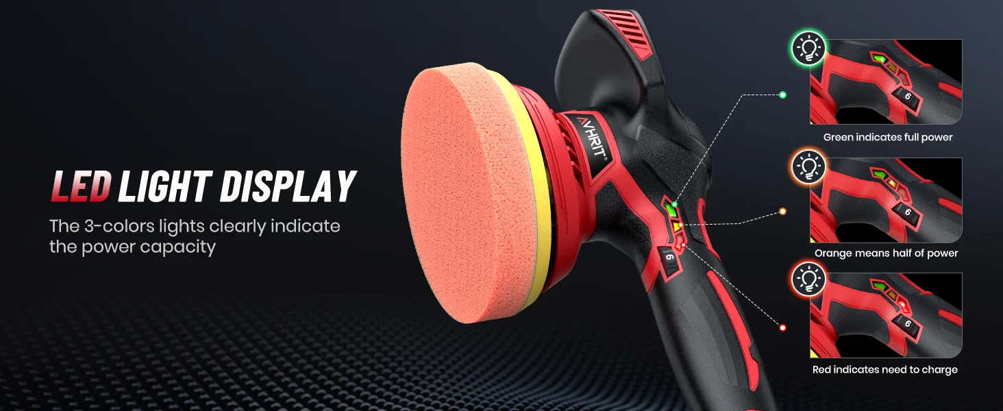 LED Light of polisher