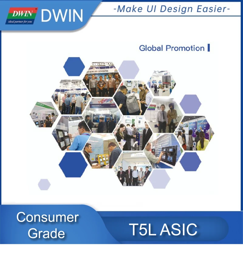 DWIN 8 Inch Display 800*600 Pixelss Resolution Smart LCM  Resistive Touch LCD Module Screen DMG80600L080_01WTR