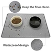 Pet Placemat Cat Food Bowl Mat Dog Feed Mat Cat Dog Drinking Feeding Placemat Silicone Waterproof Non-slip Pet Feeder Mats 6