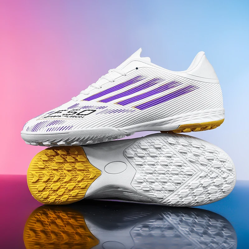 Premium Unisex Non-Slip Ankle Football Boots - Comfortable Professional Soccer Sneakers for Men & Boys