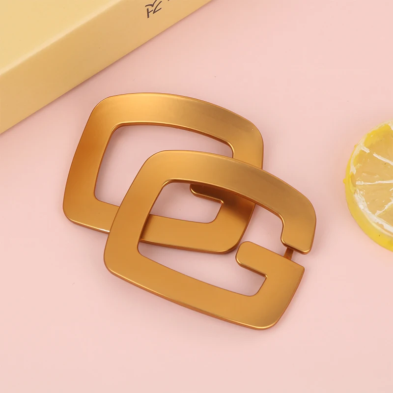 1Pc G-shaped Glossy Shoes Clip Gold Shoe Buckle High Heel Pump Flat Shoes Decor Shoes Decorations Charm Buckle