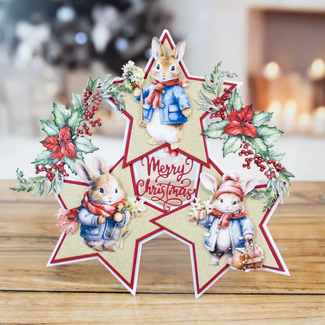 Fustelle Natalizie In Metallo - 6 Forme Per Decorazioni Invernali, Matrimoni E Fai Da Te - Foto 3