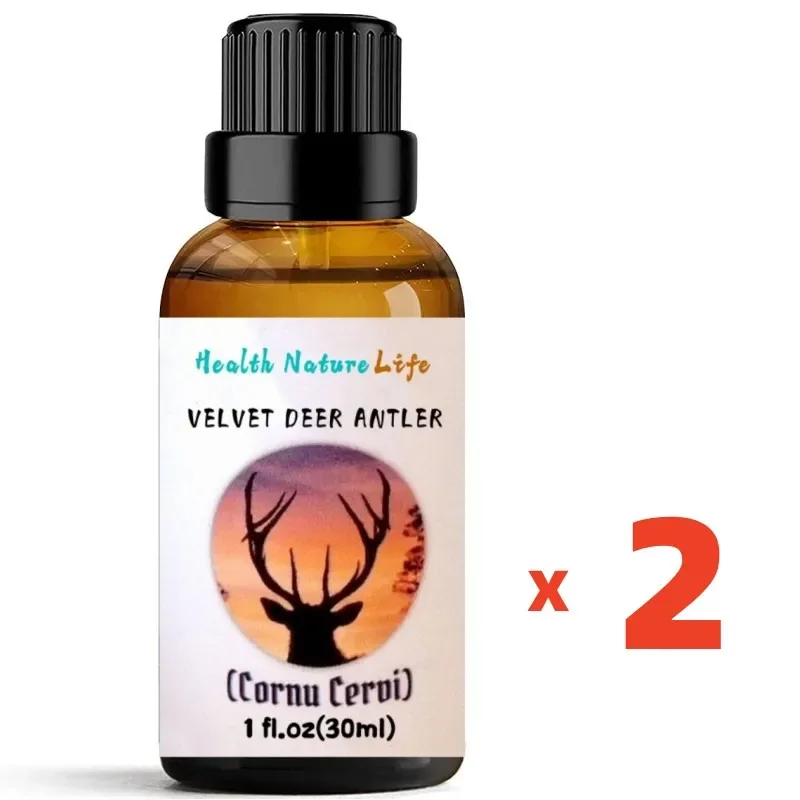 VELVET DEER ANTLER 20:1 LIQUID EXTRACT TINCTURE 1 oz.