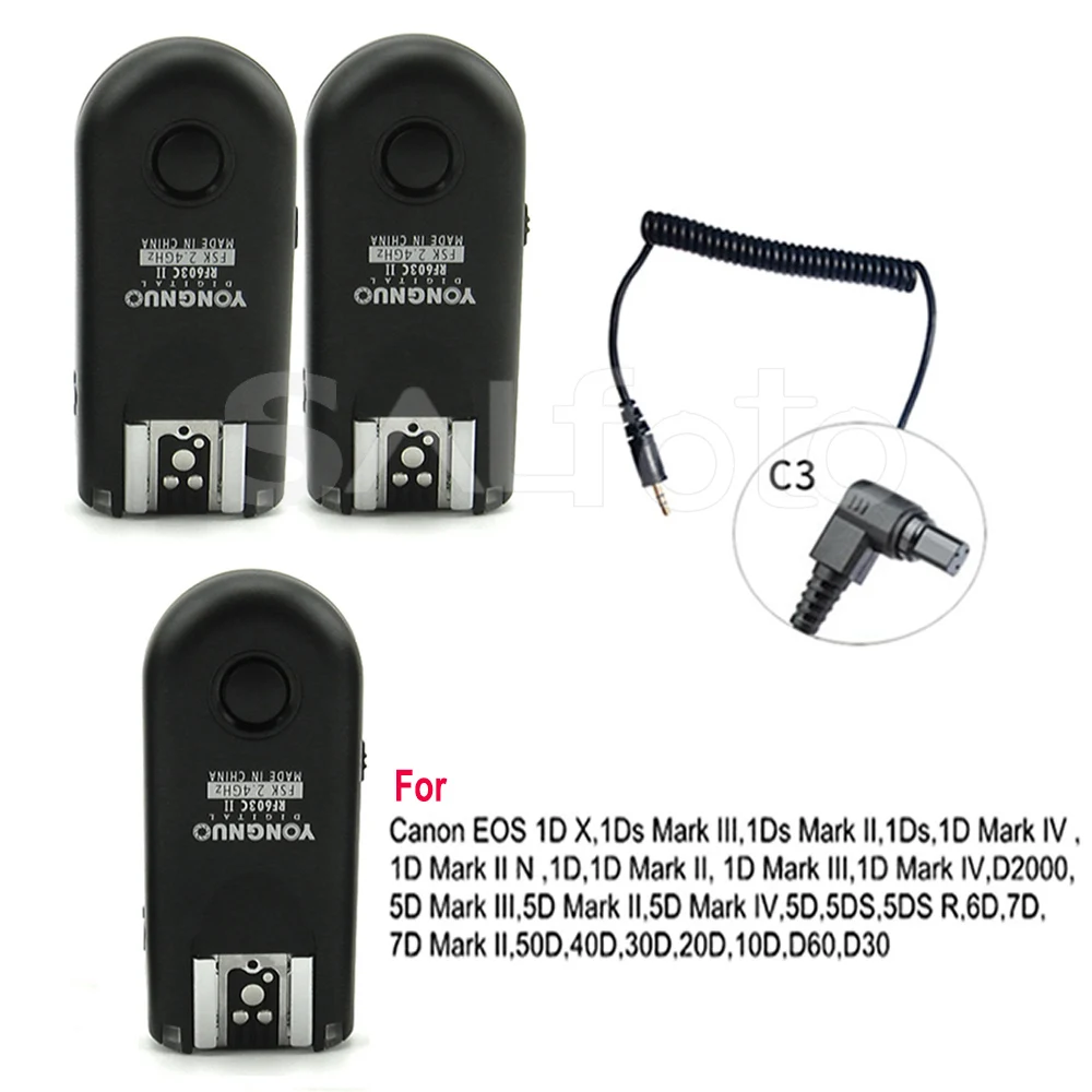 Disparador Yn 603 Ii Nikon D5600 Yongnuo Flash Trigger RF-603 C3