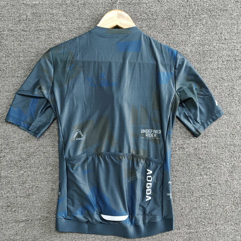 Aogda Breathable Cycling Jersey,Men's Short Sleeve Bike Jersey,Fast Drying Cycling Shirt,Slim Fit Bicycle Clothing