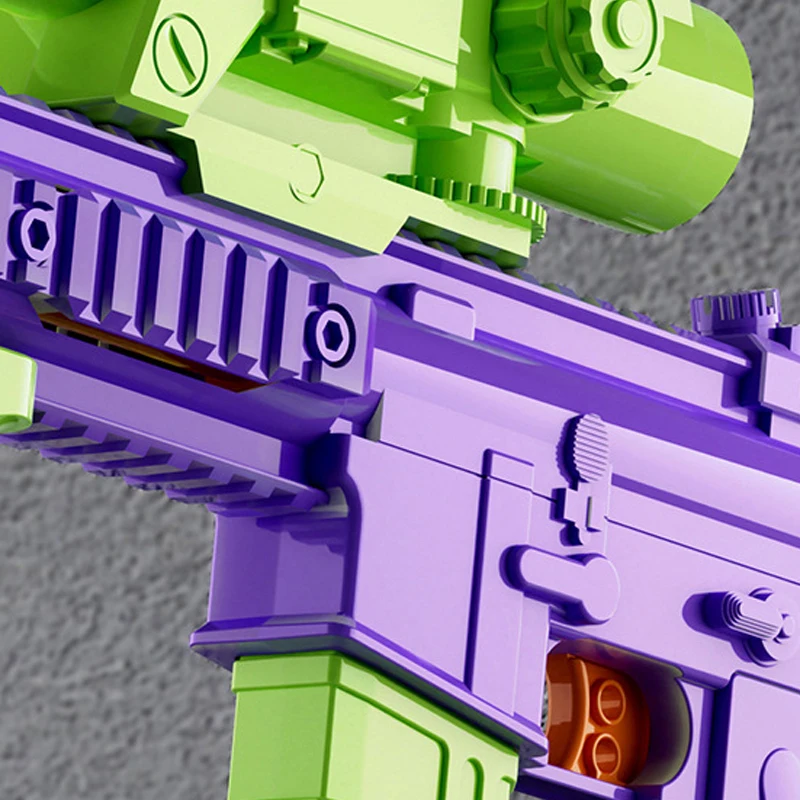 Gravity-Assembled Carrot Gun M416 Toy Gun, Continuous-Fire