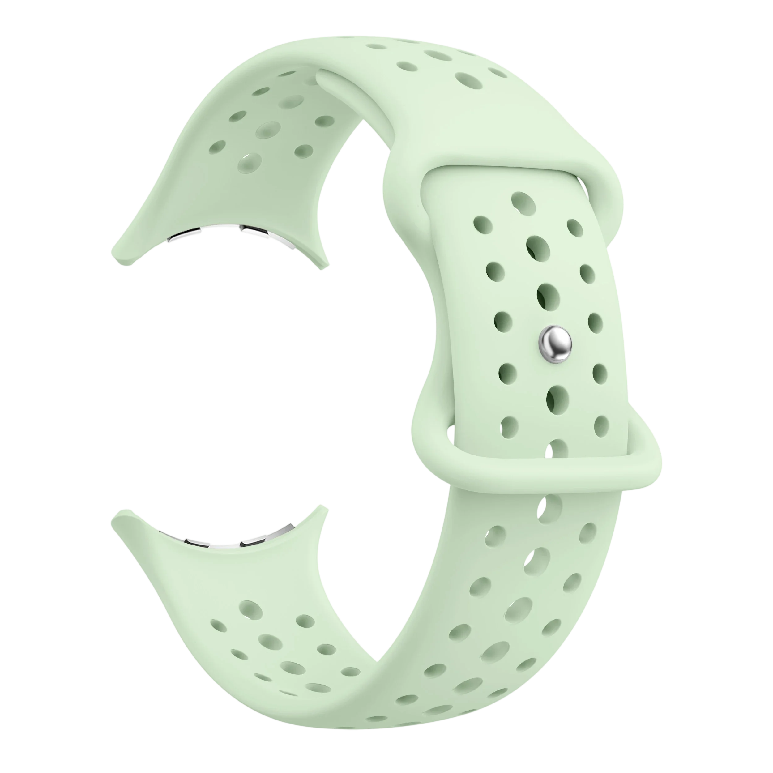 2pc Original Silicone Sports Replacement Strap for Smartwatch, 45mm/41mm